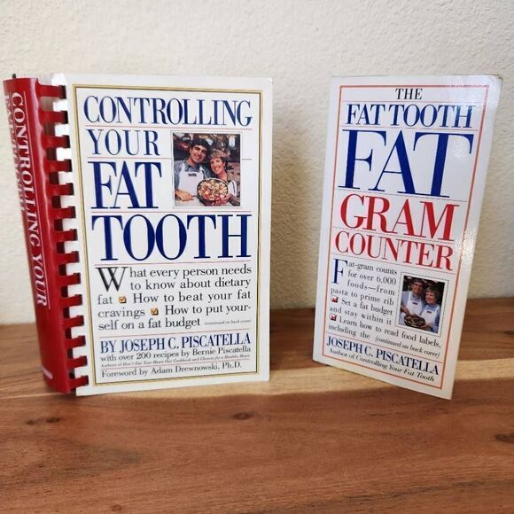Controlling your fat tooth and Graham counter bundle of two books Joseph C Pisca - Picture 1 of 7